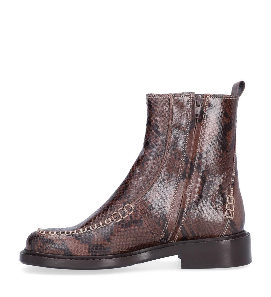 B1183 Støvler - Brown Akyra Snake 36